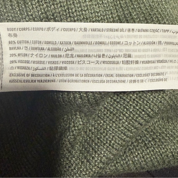 Abercrombie & Fitch Forest Green Crew Neck Sweater - Picture 4 of 4